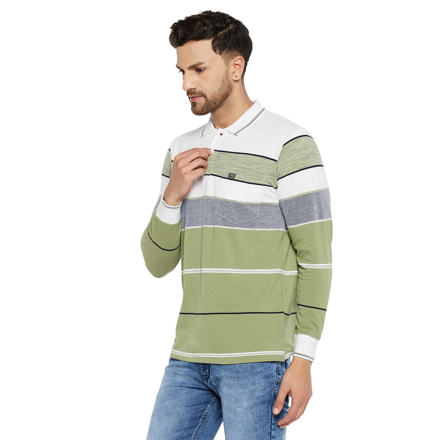 Duke Stardust Men Full Sleeve Cotton T-shirt (LF3965)