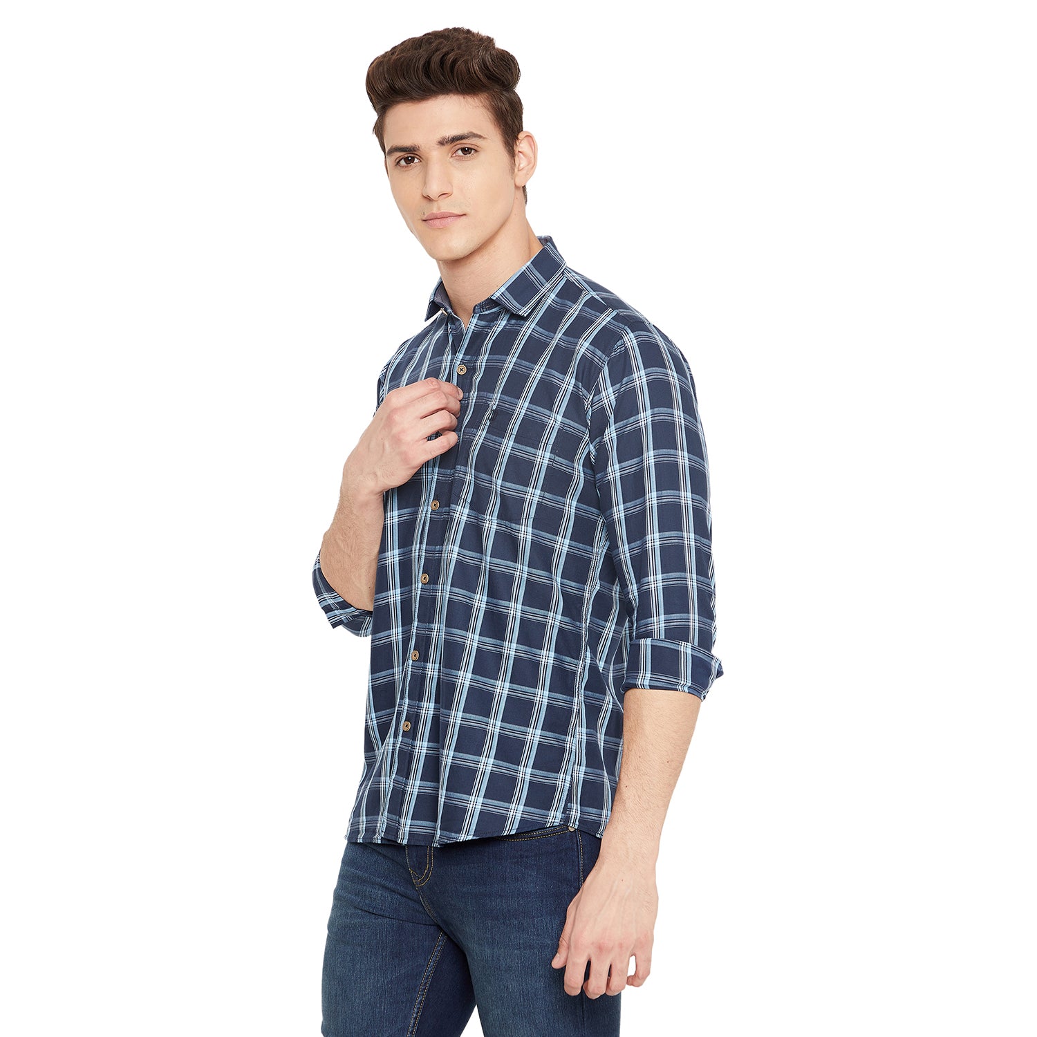 Duke Stardust Men Full Sleeve Cotton Shirt (SDO8CKTR)