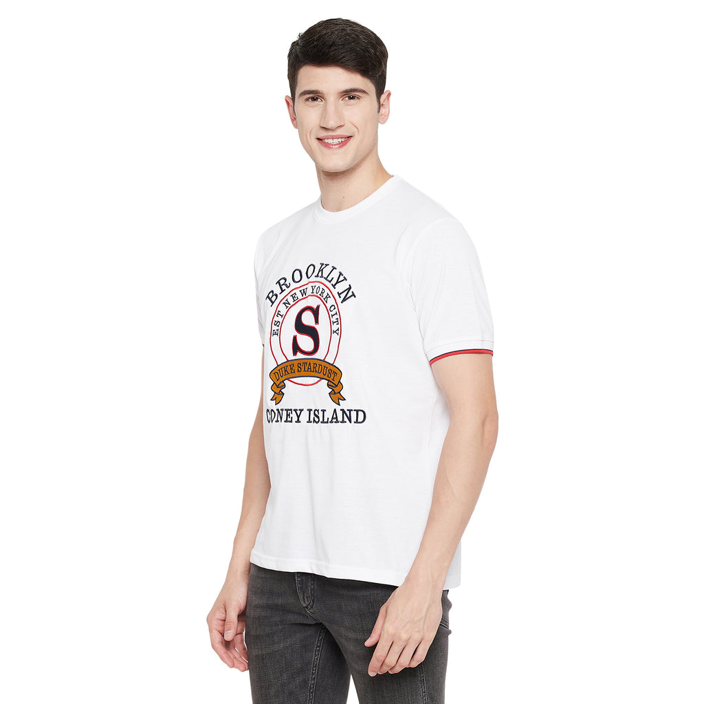 Duke Stardust Men Half Sleeve Cotton T-shirt (LF5240)