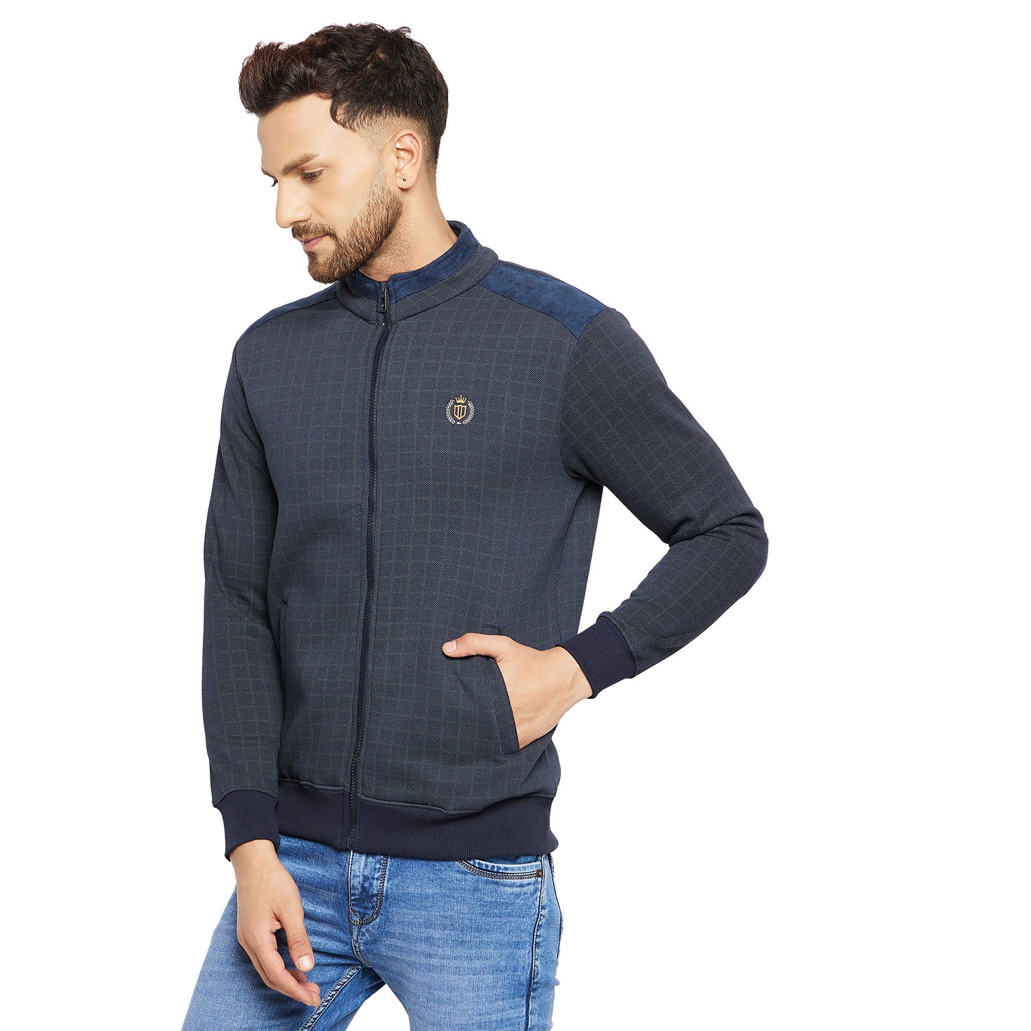 Duke Urban Men Collared Sweatshirt (LF6187)