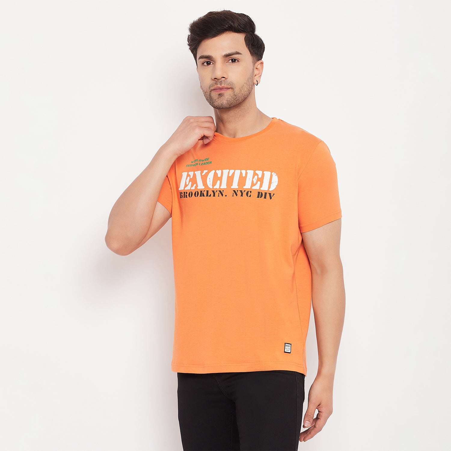 Duke Stardust Men Half Sleeve Cotton Tshirt (1025)