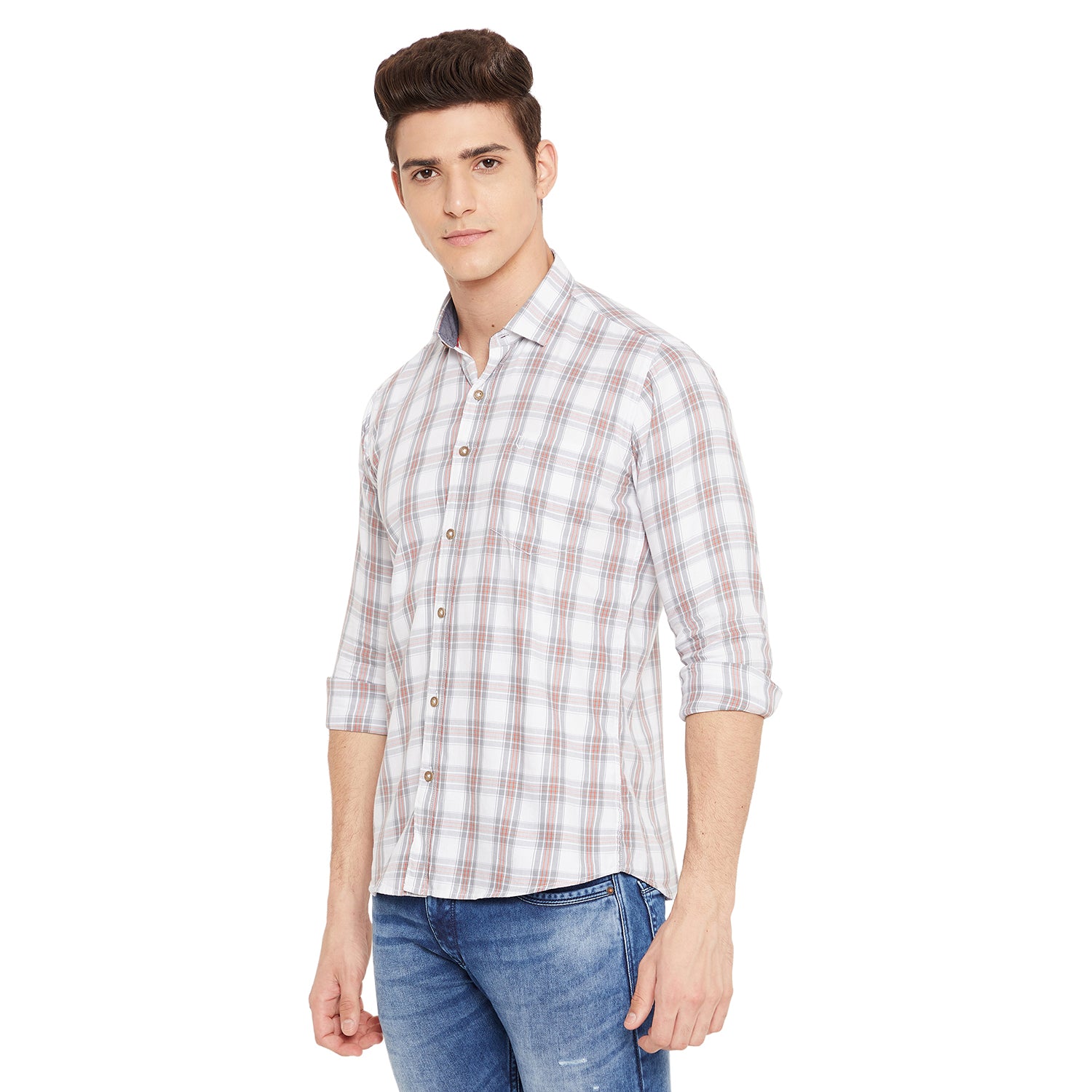 Duke Urban Men Full Sleeve Cotton Shirt (SDO8CKTO)