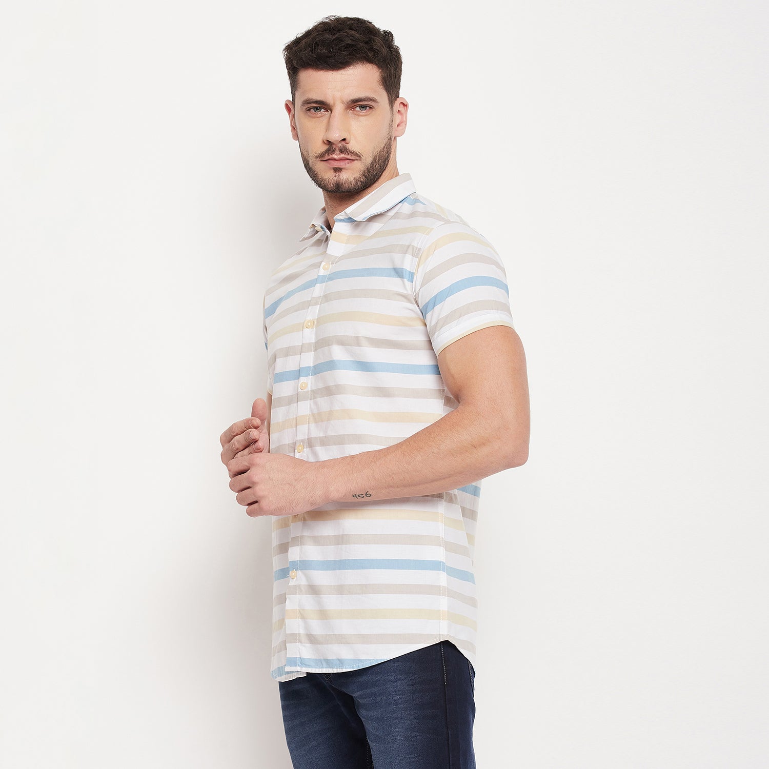 Duke Stardust Men Half Sleeve Cotton Shirt (SDO6963R)