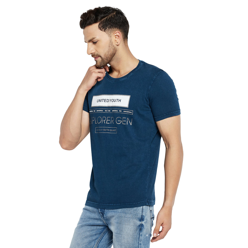 Duke Stardust Men Half Sleeve Cotton T-shirt (LF5433)