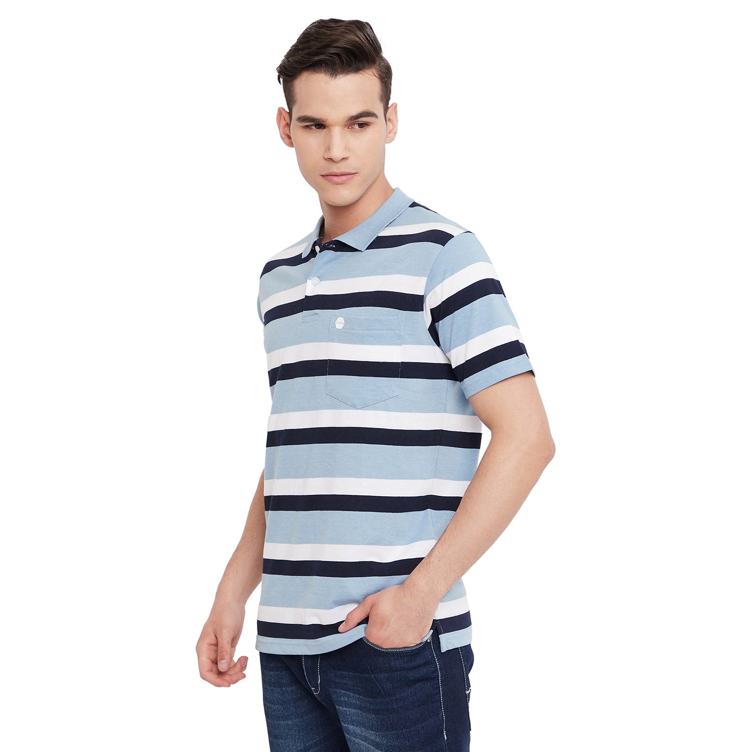 Duke Stardust Men Half Sleeve Cotton T-Shirt (MTLF343)