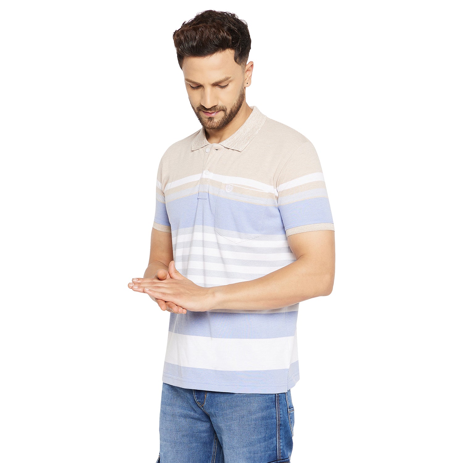 Duke Urban Men Half Sleeve Cotton T-shirt (LF5701)