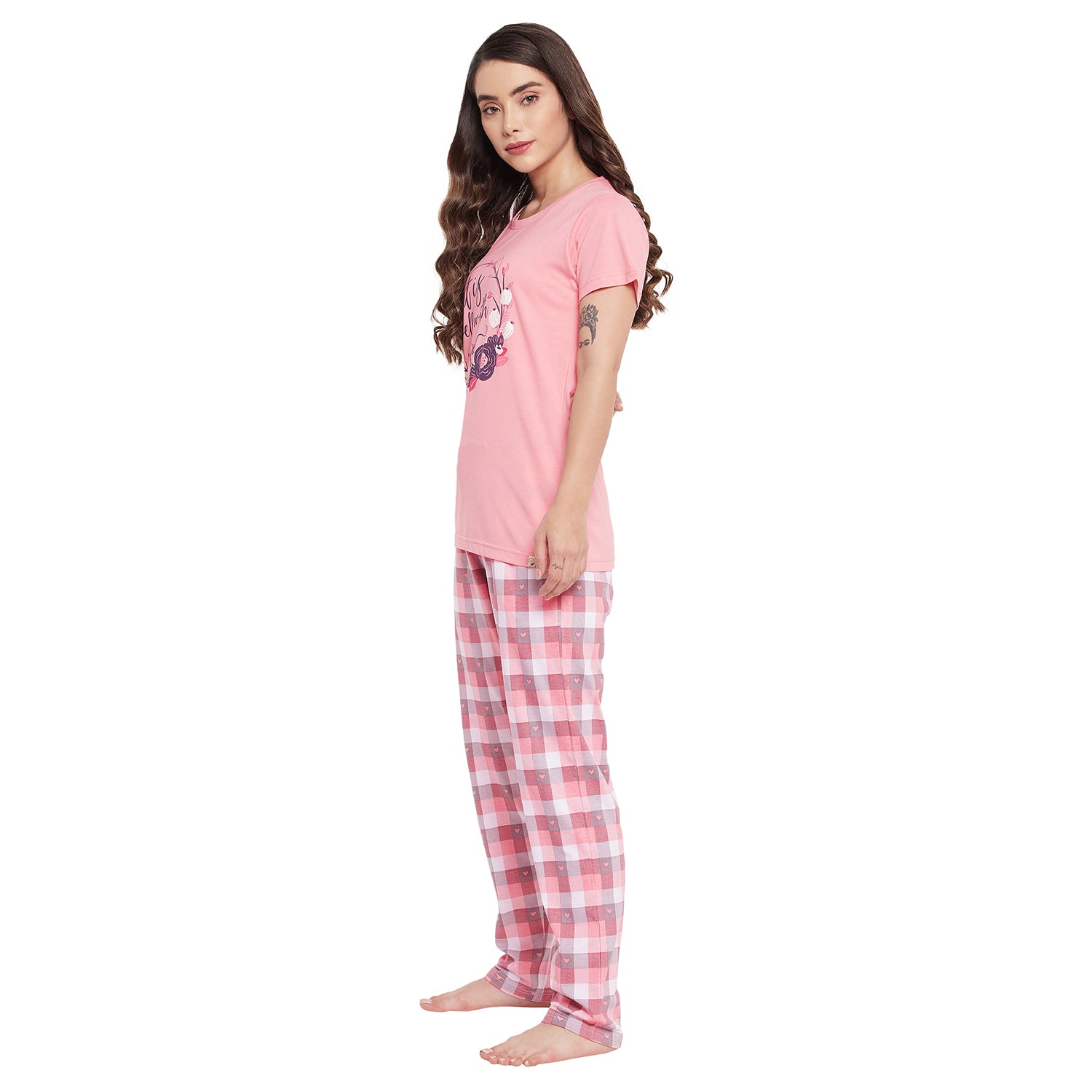 Duke Stardust Women Printed Top & Lower Set (LFX854)