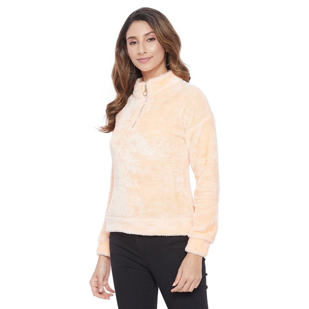 Duke Stardust Women Half Zip Sweatshirt (LFX761)