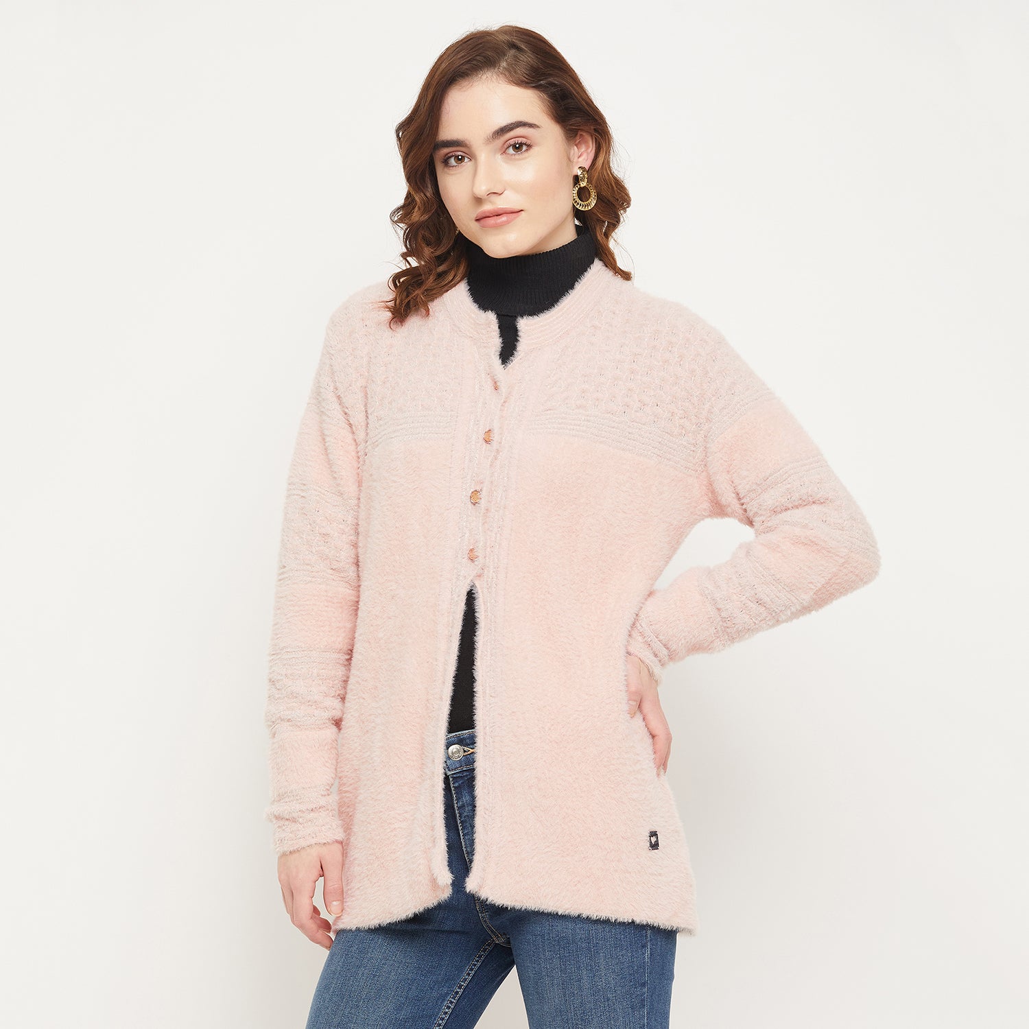 Duke Urban Women Solid Cardigan (SDS9721)
