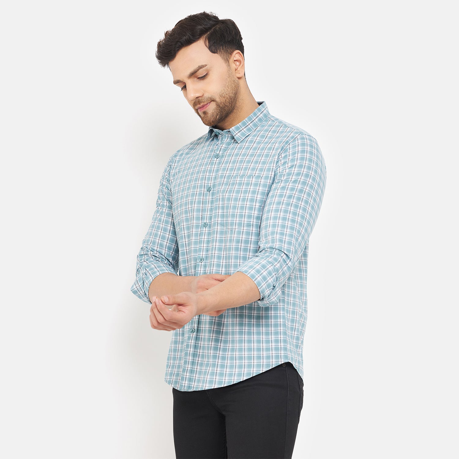 Duke Urban Men Full Sleeve Cotton Shirt (SDO7CKTY)