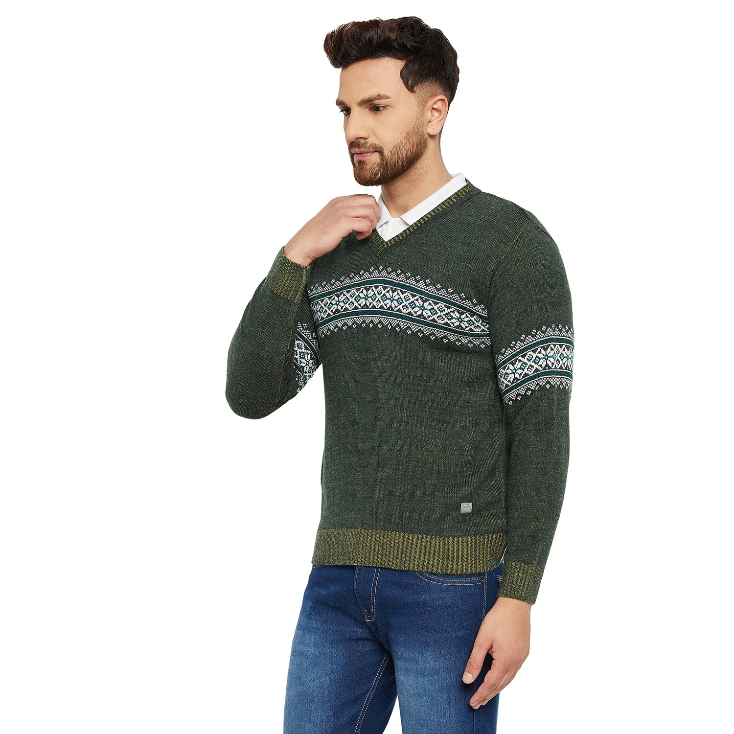 Duke Urban Men V Neck Sweater (SDS716)