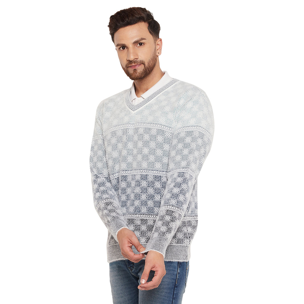 Duke Stardust Men Full Sleeve V-Neck Sweater (SDS2063)