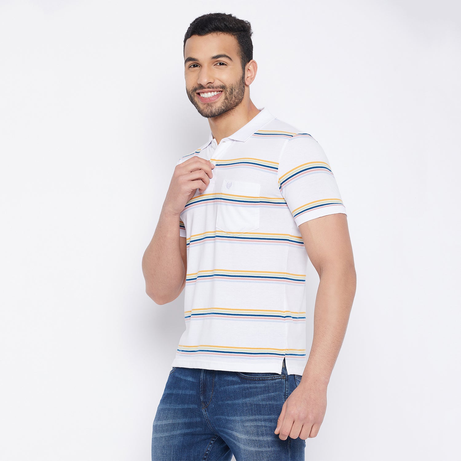 Duke Stardust Men Half Sleeve Cotton T-shirt (LF5805)