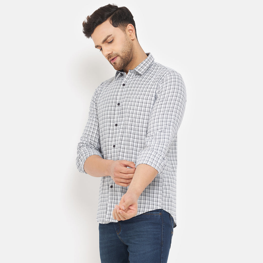 Duke Urban Men Full Sleeve Cotton Shirt (SDO7CKMB)