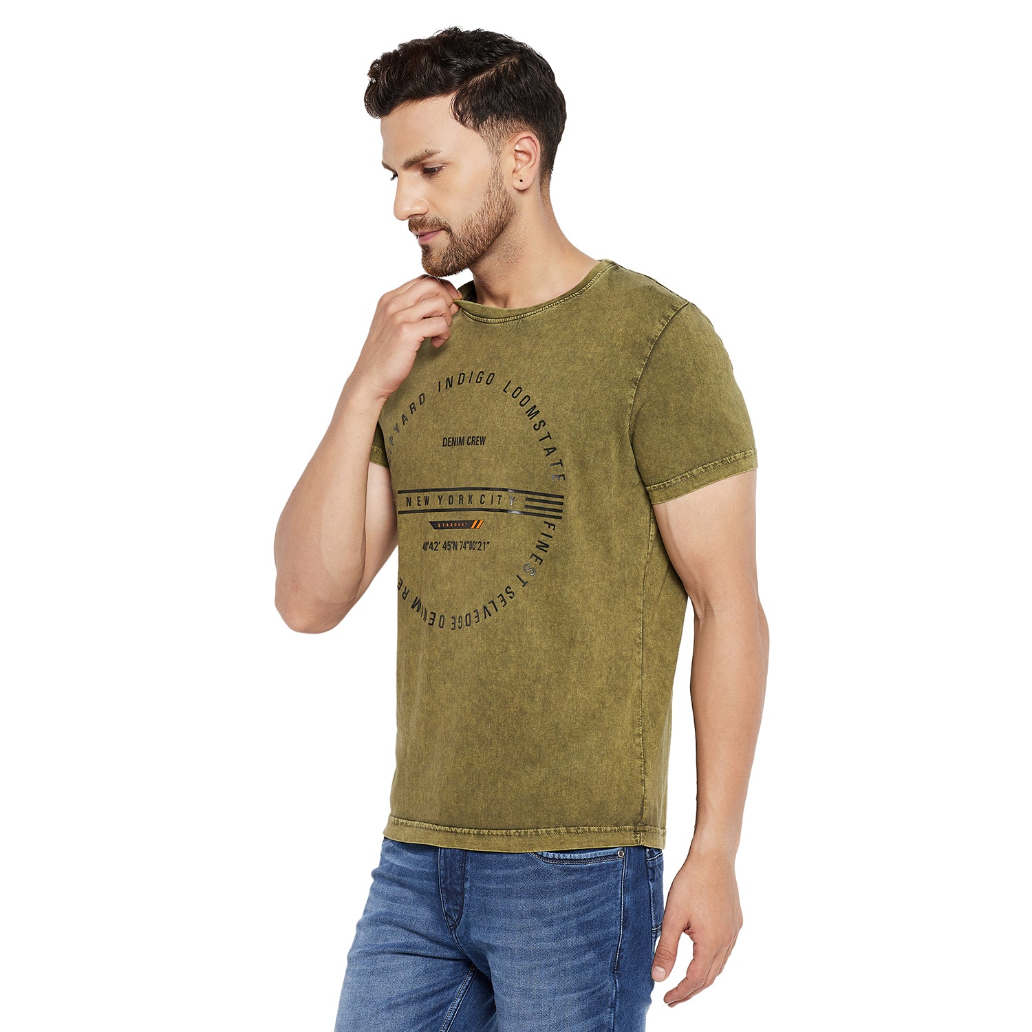 Duke Urban Men Half Sleeve Cotton T-shirt (LF5452)