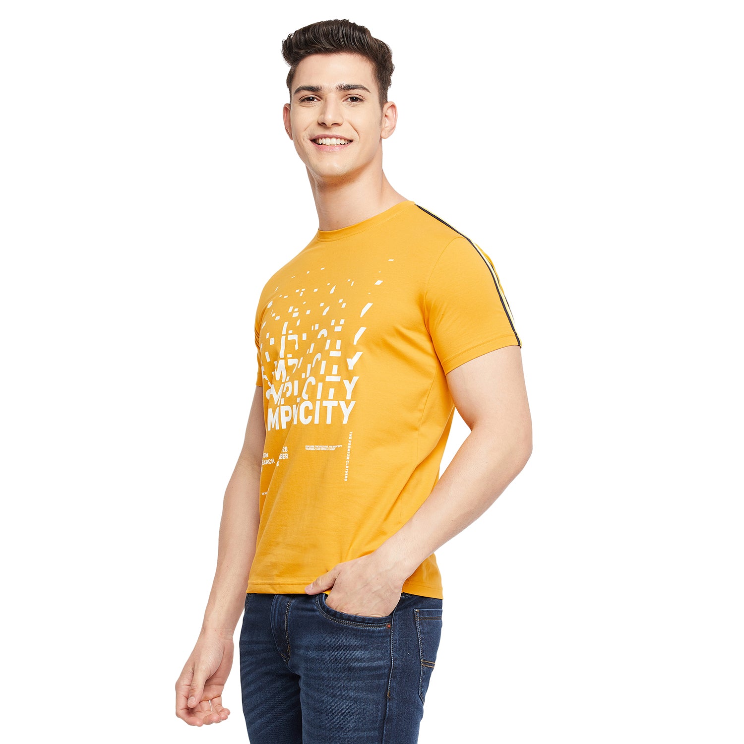 Duke Stardust Men Half Sleeve Cotton T-Shirt (LF5219)