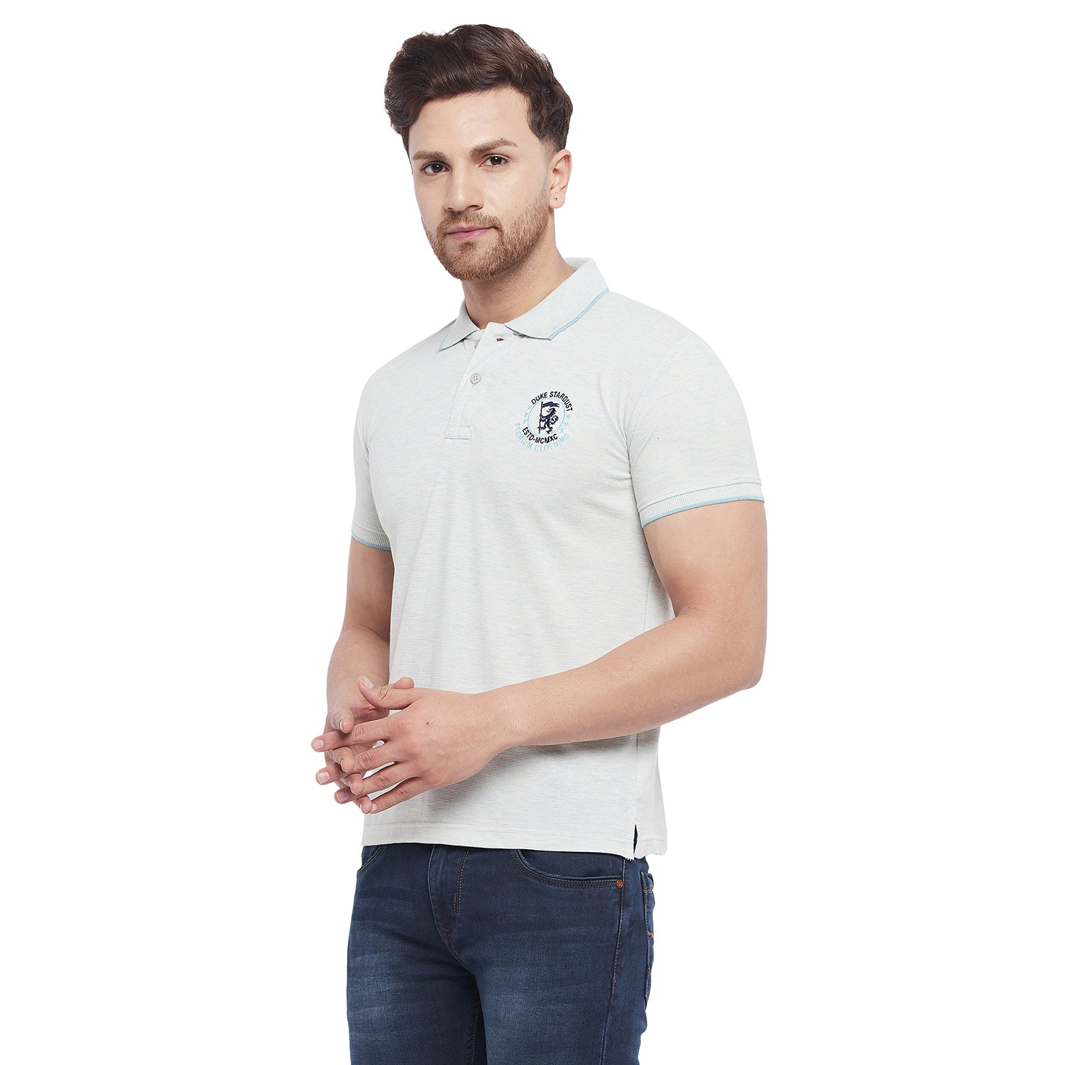 Duke Stardust Men Half Sleeve Cotton T-Shirt (LF5125)