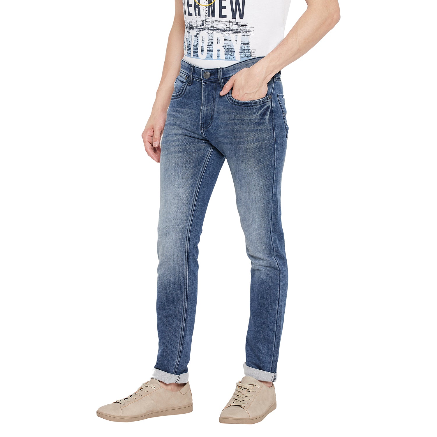 Duke Urban Men Slim Fit Stretchable Jeans (SDD5268)