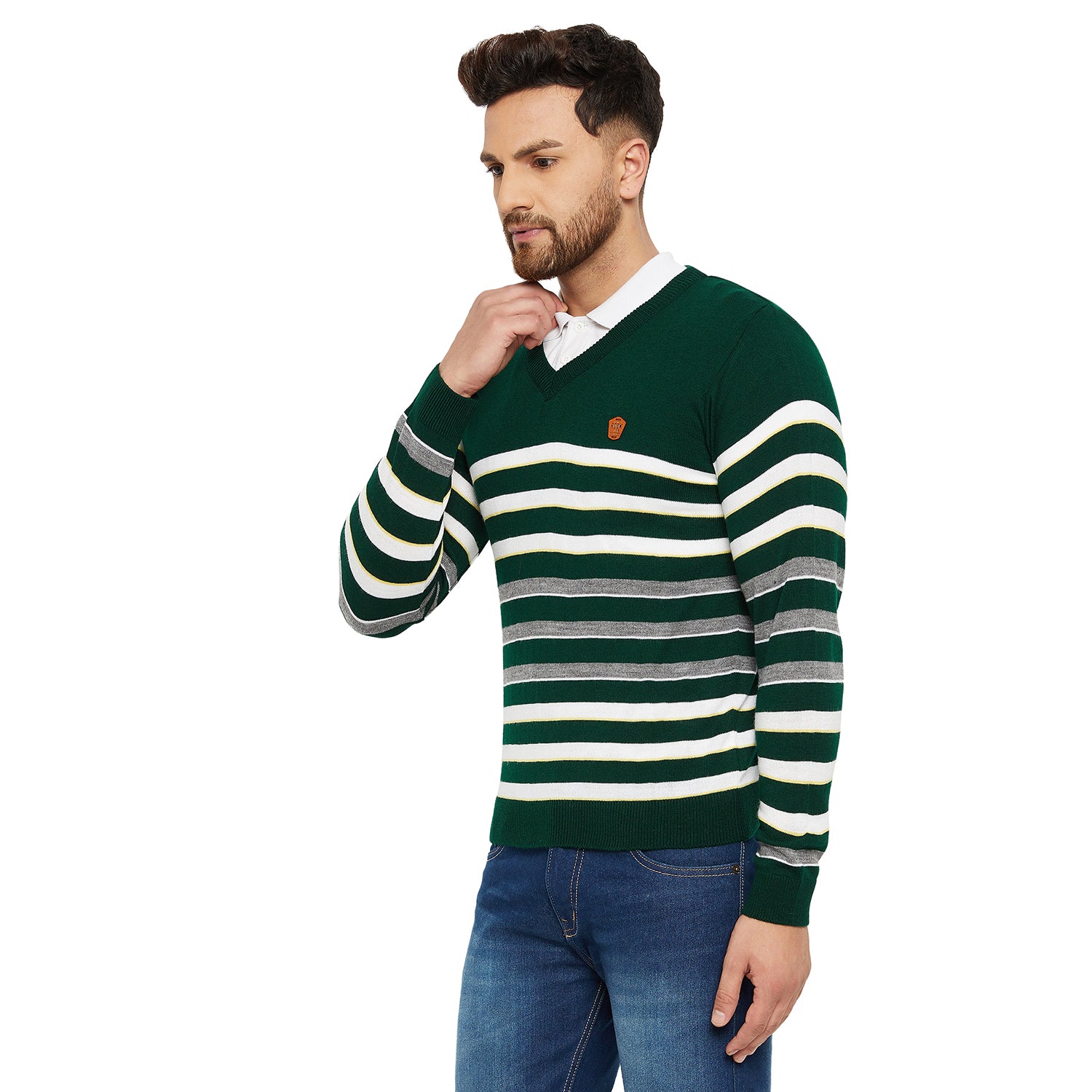 Duke Stardust Men V Neck Sweater (SDS8069)