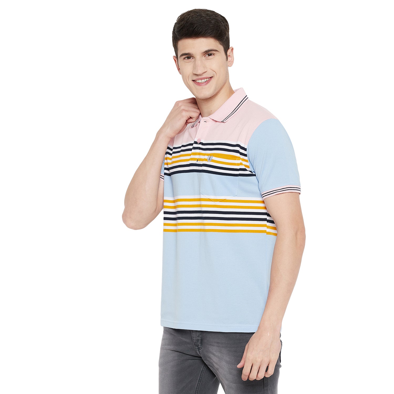 Duke Stardust Men Half Sleeve Cotton T-Shirt (LF5313)