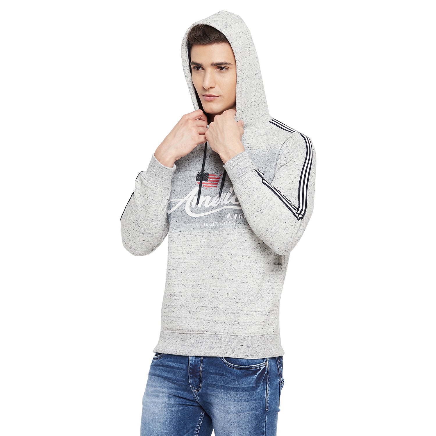 Duke Urban Men Hooded Neck Sweatshirt (LF3838)