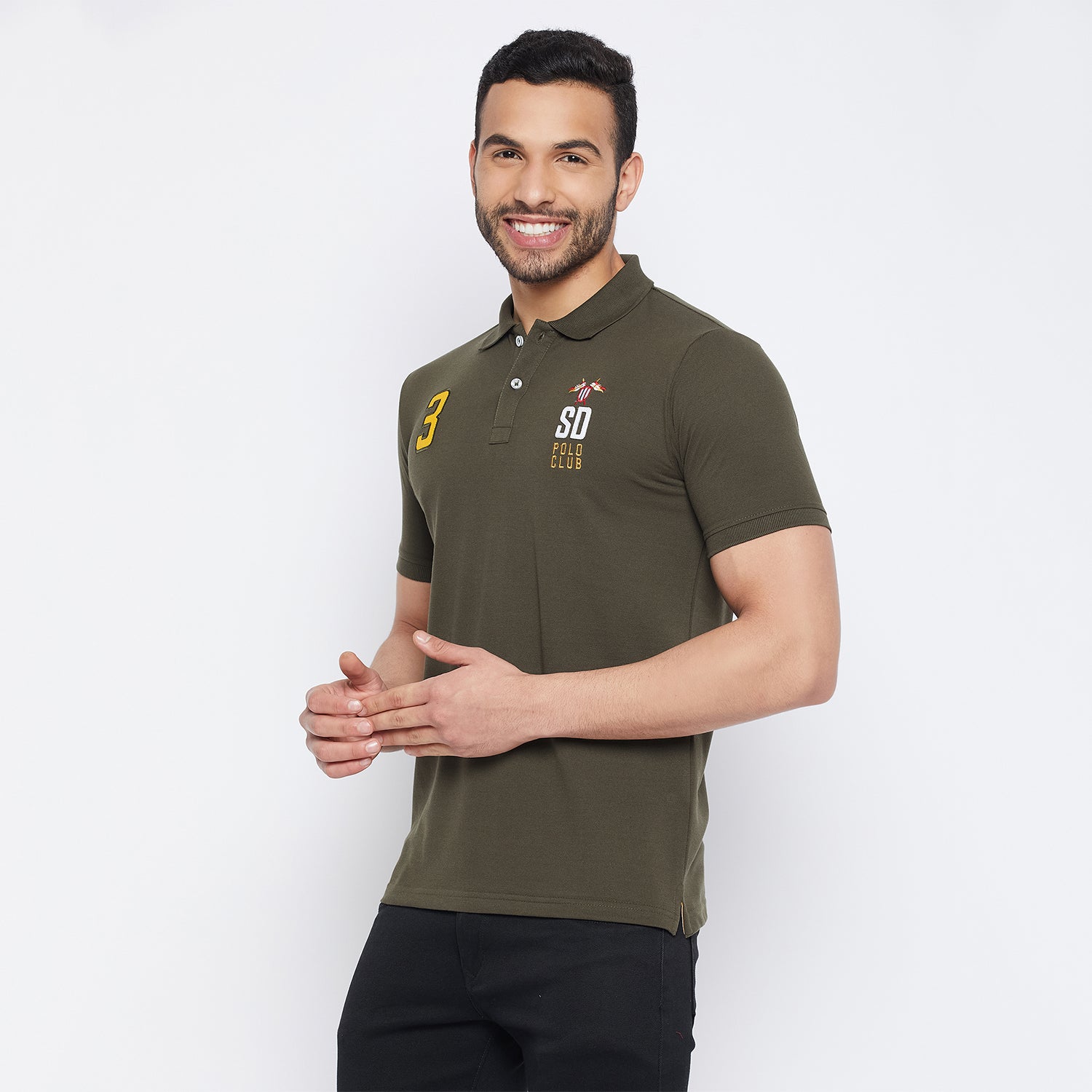 Duke Stardust Men Half Sleeve Cotton T-shirt (LF7040)