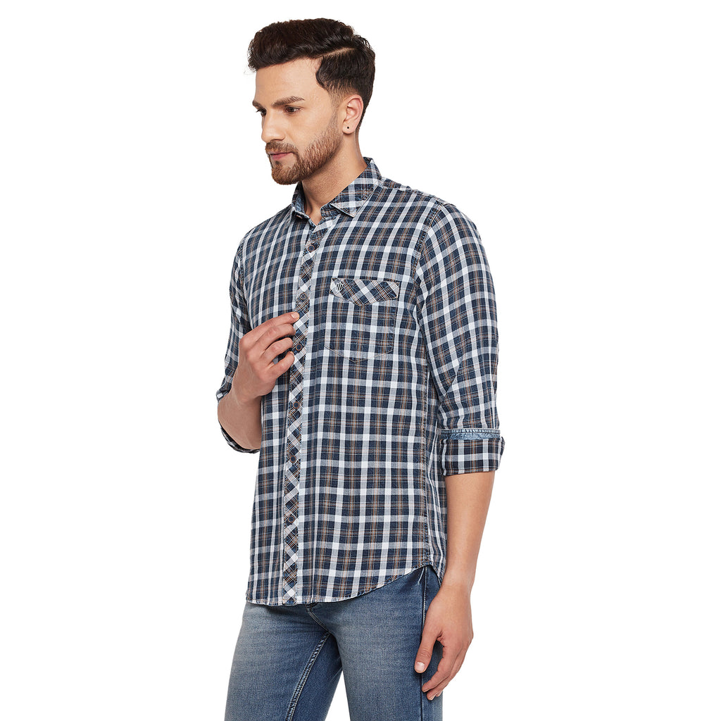 Duke Stardust Men Full Sleeve Cotton Shirt (SDO9CKIC)