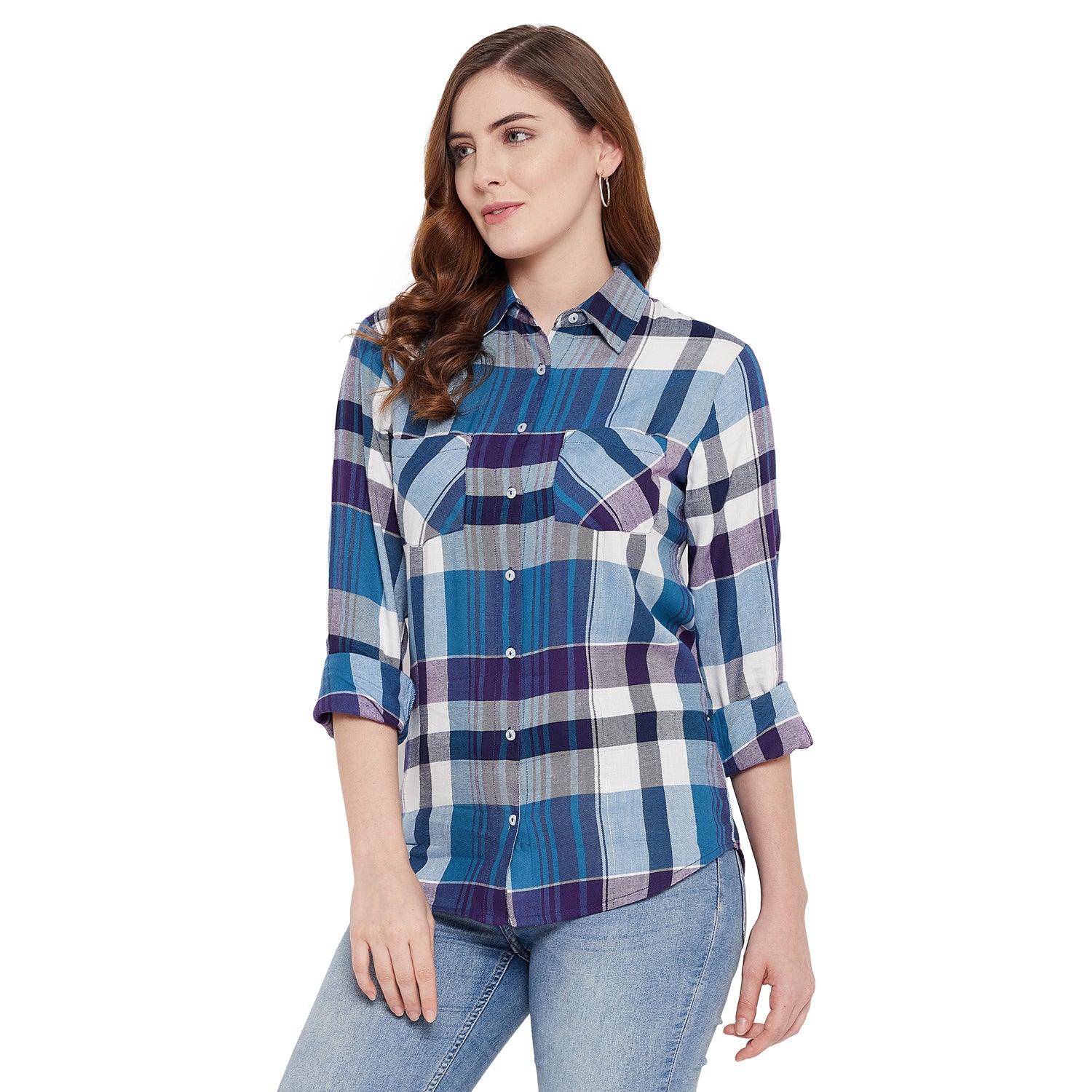 Duke Urban Women Full Sleeve Cotton Shirt (SDX3804)