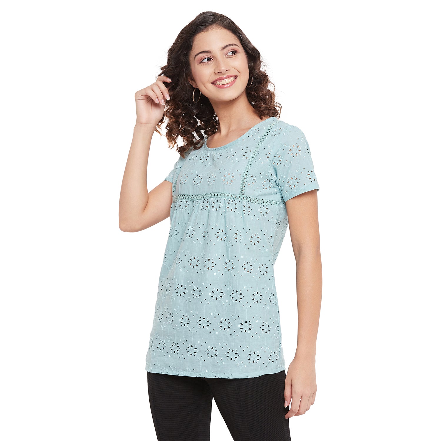 Duke Stardust Round Neck Lady Top (SDX3233)