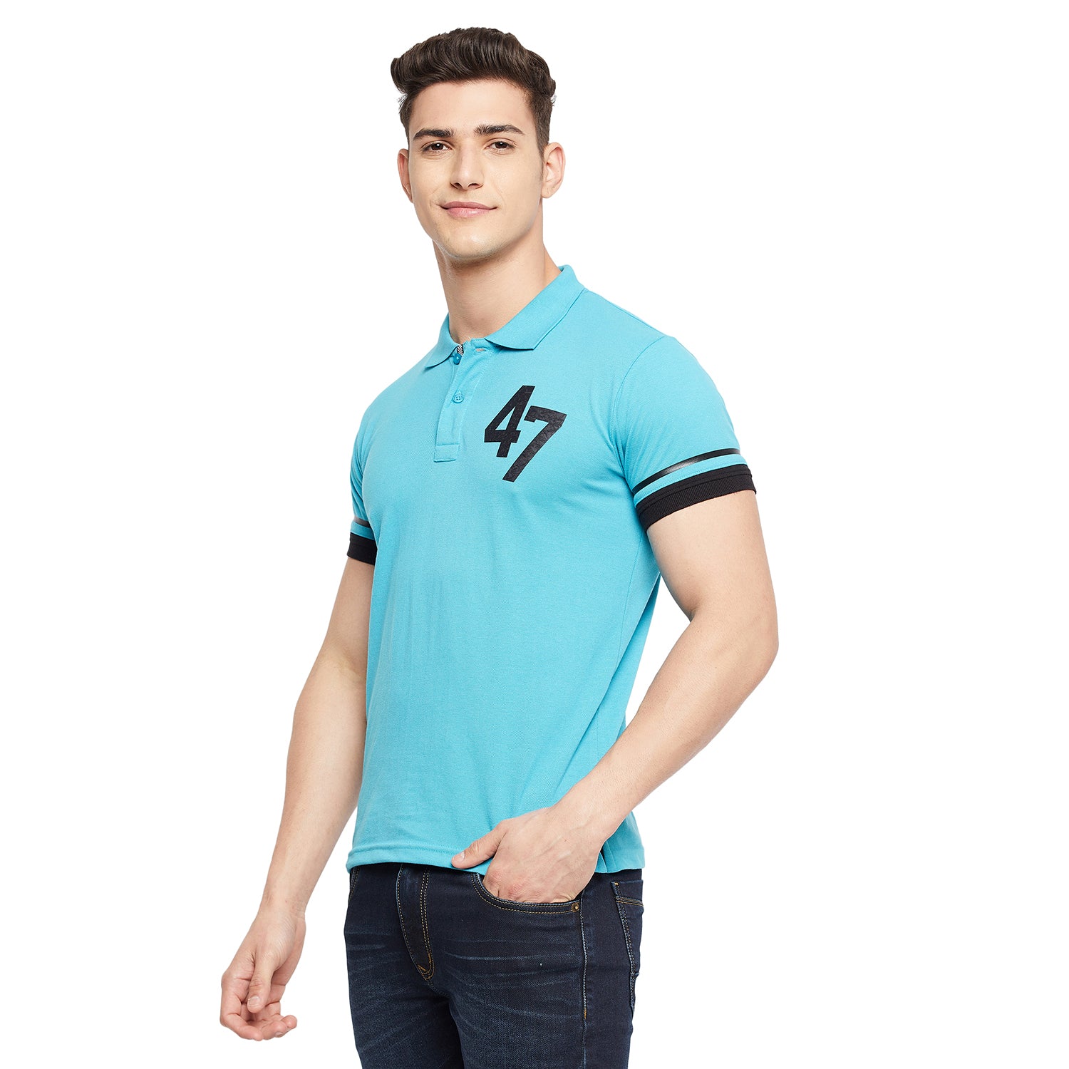 Duke Stardust Men Half Sleeve Cotton T-Shirt (LF5271)