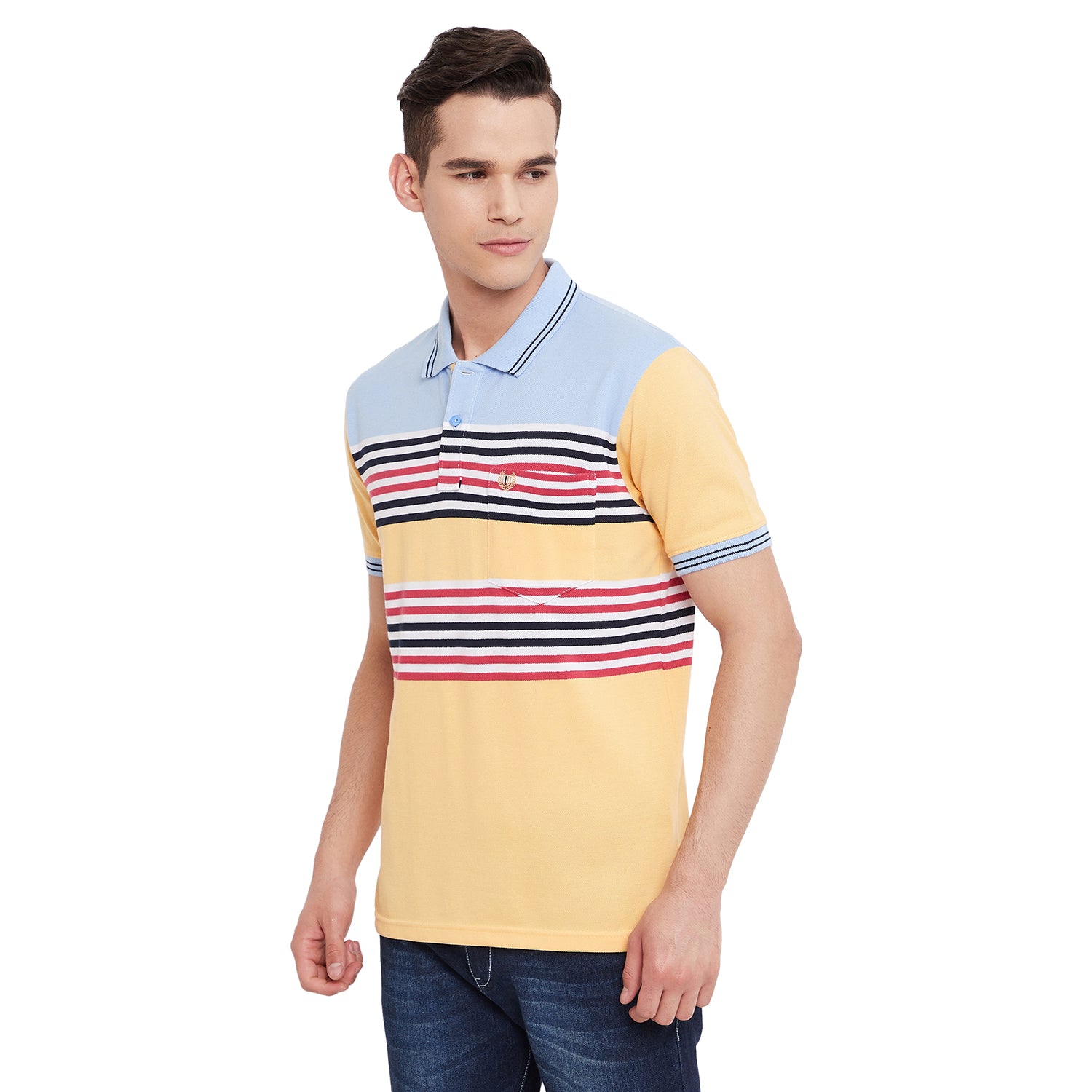 Duke Stardust Men Half Sleeve Cotton T-Shirt (LF5313)