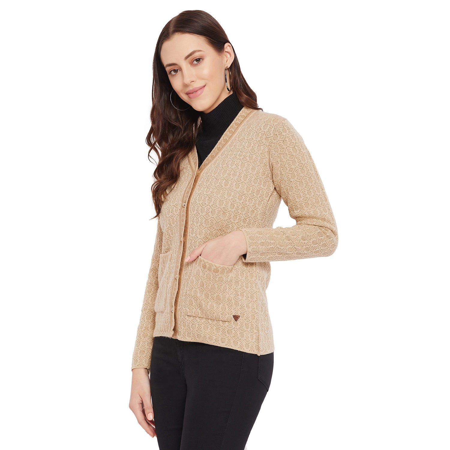Duke Stardust Women Full Sleeve Cardigan (SDS9619)