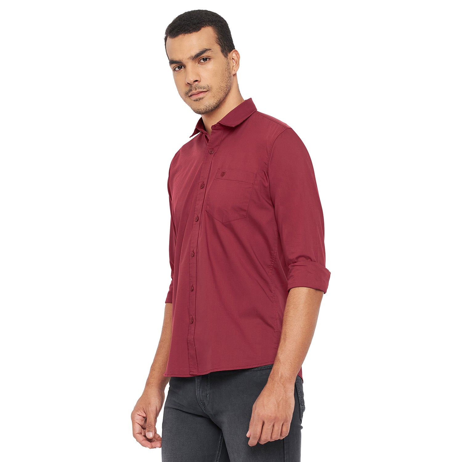 Duke Urban Men Full Sleeve Cotton Shirt (SDO8PLPS)
