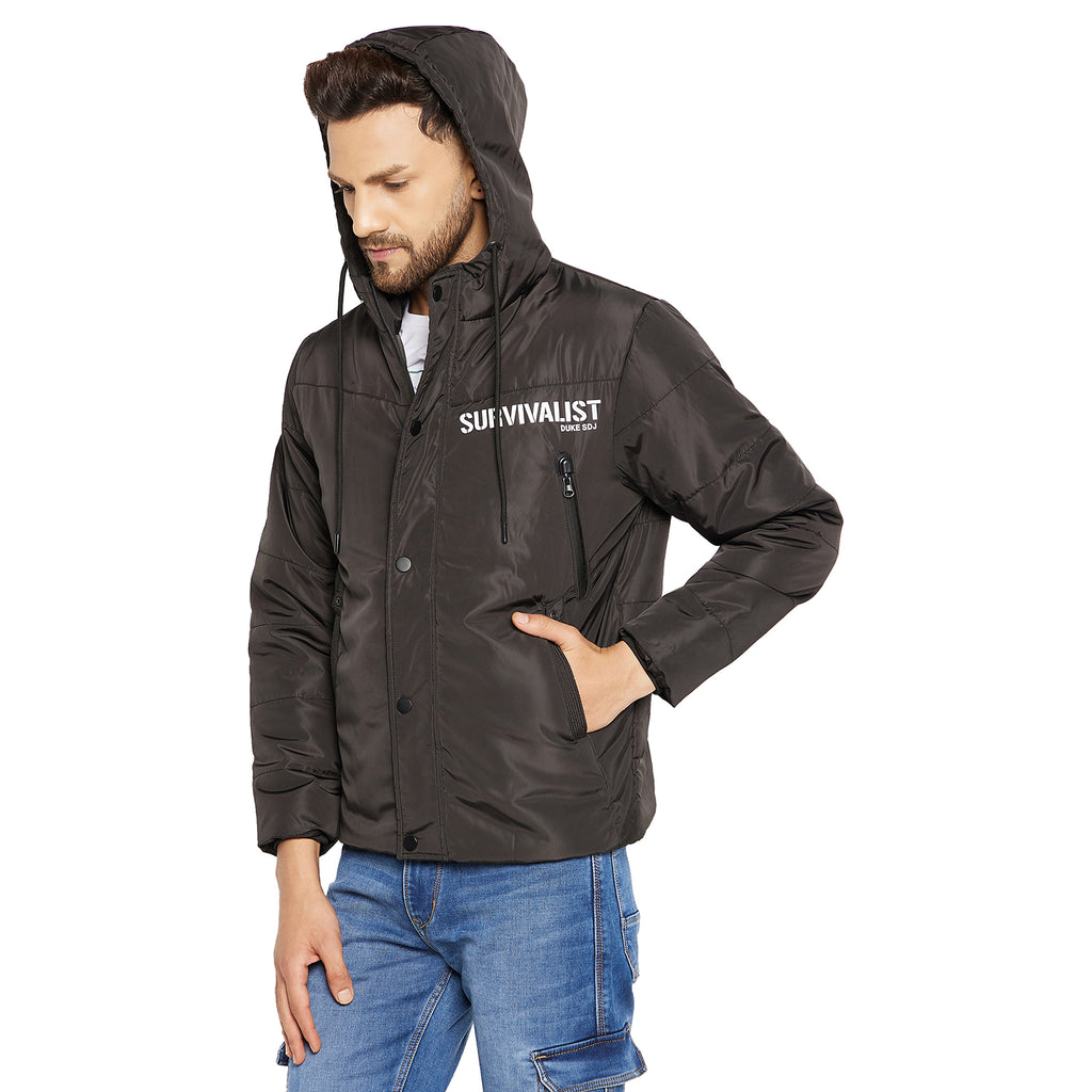 Duke Urban Men Full Sleeve Hooded Jacket (SDZ1087)
