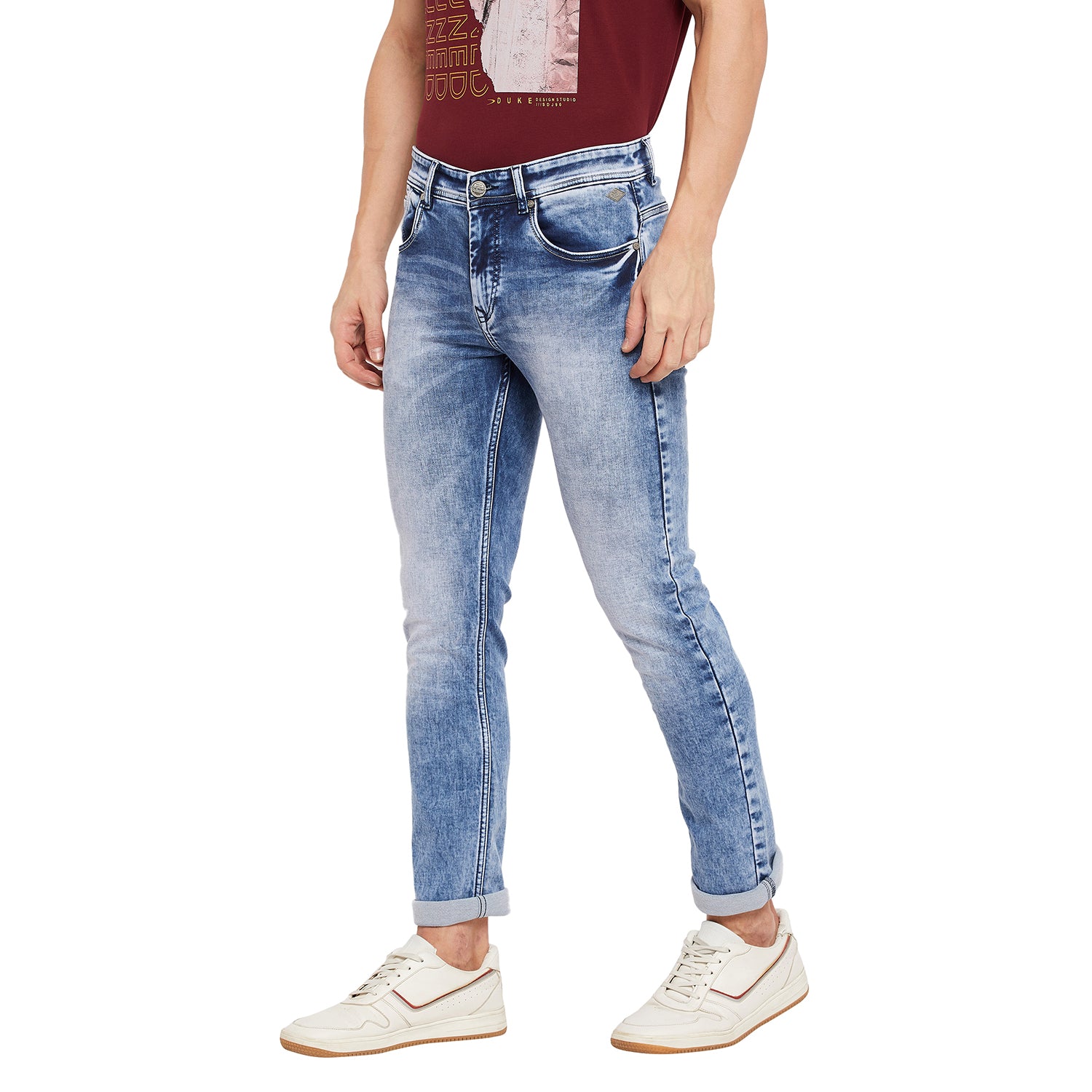 Duke Stardust Men Slim Fit Stretchable Jeans (SDD5222)