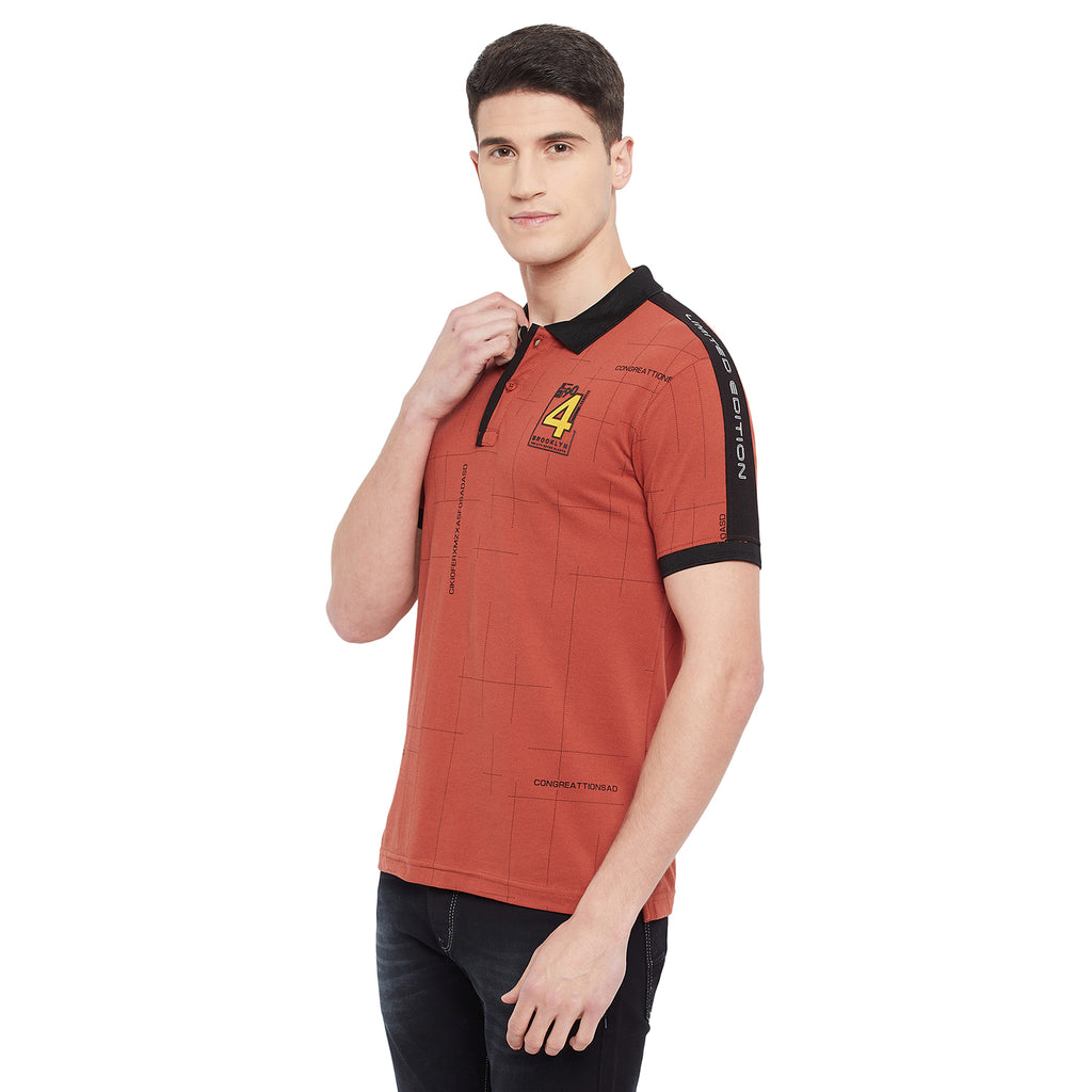Duke Stardust Men Half Sleeve Cotton T-Shirt (LF5404)