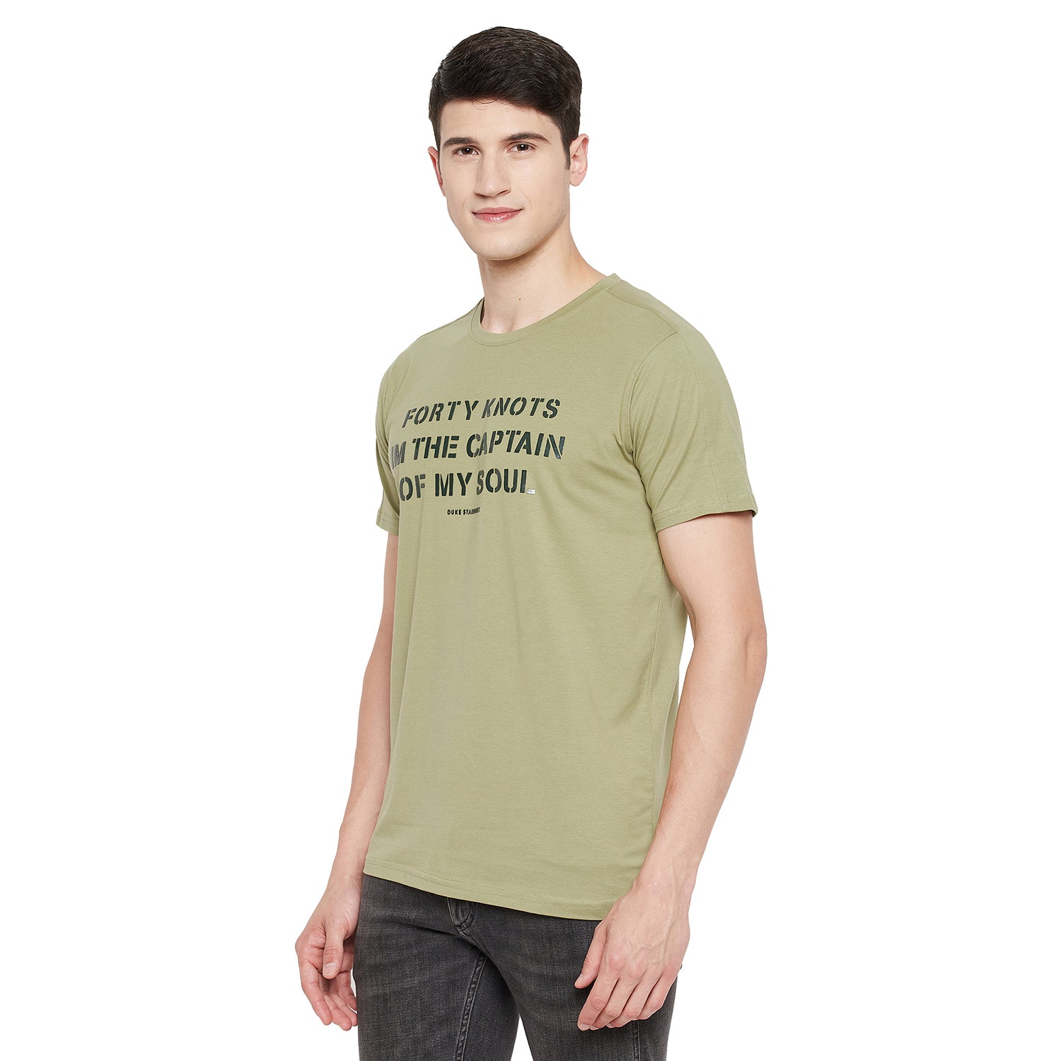 Duke Stardust Men Half Sleeve Cotton T-shirt (LF5276)