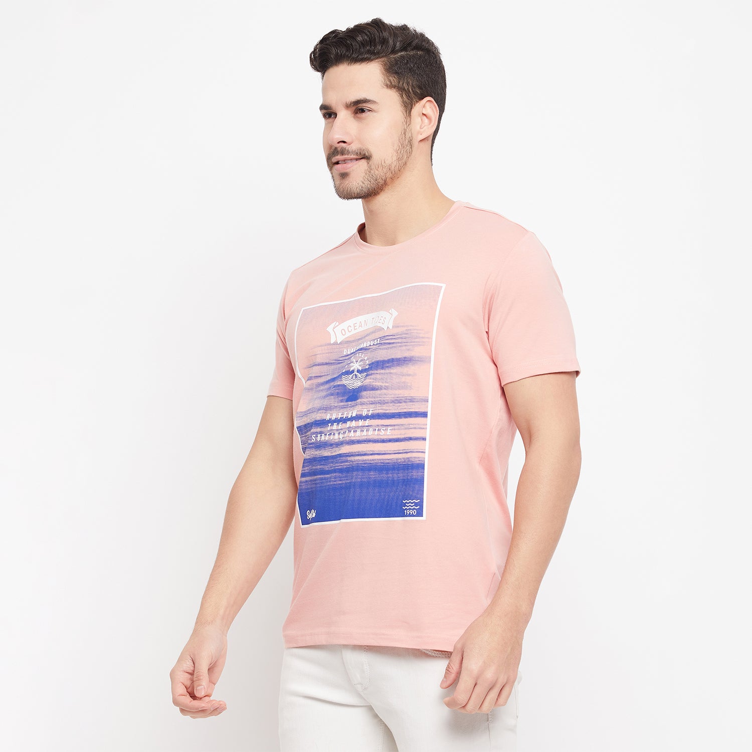 Duke Urban Men Half Sleeve Cotton T-shirt (LF5754)