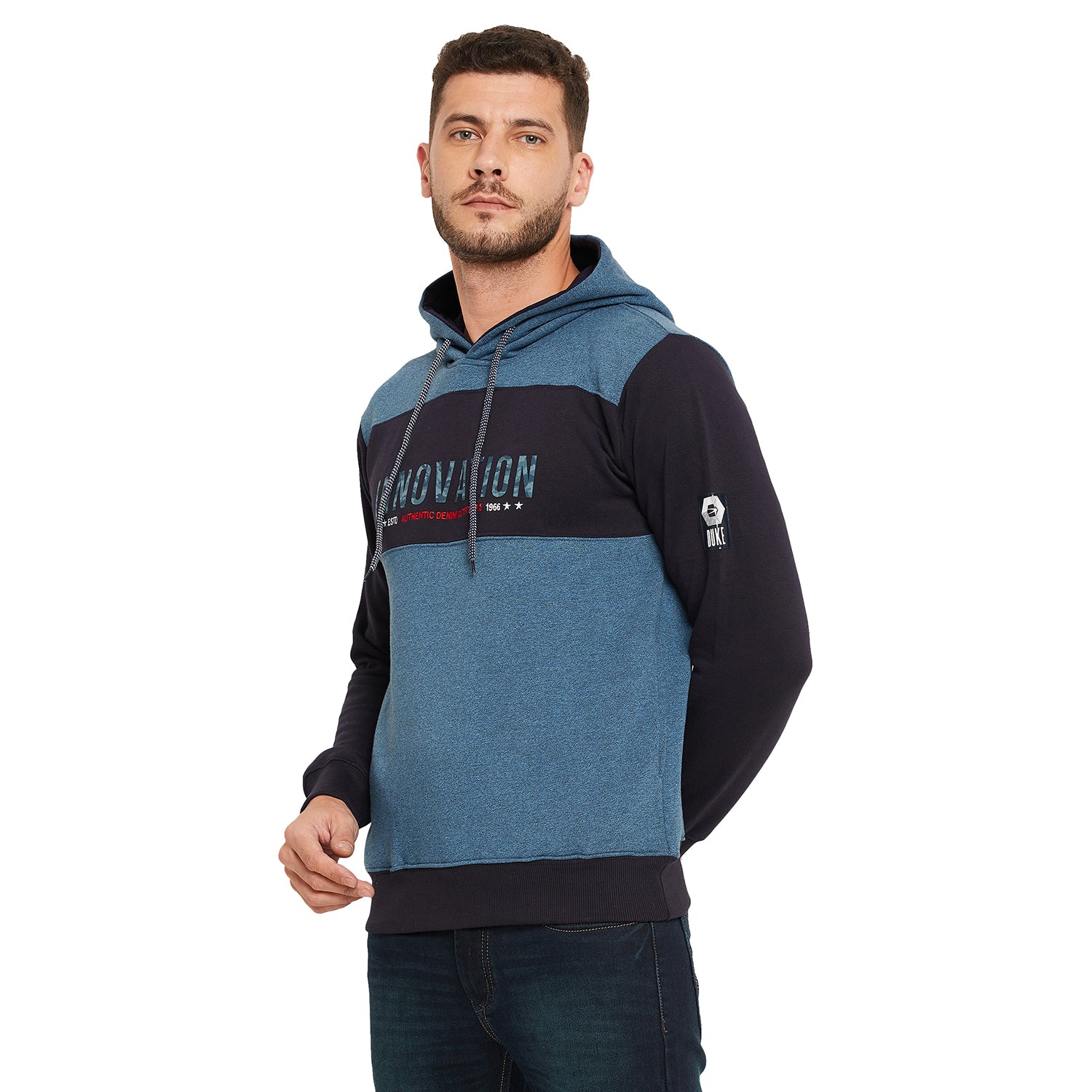 Duke Stardust Men Hooded Neck Sweatshirt (LF3672)