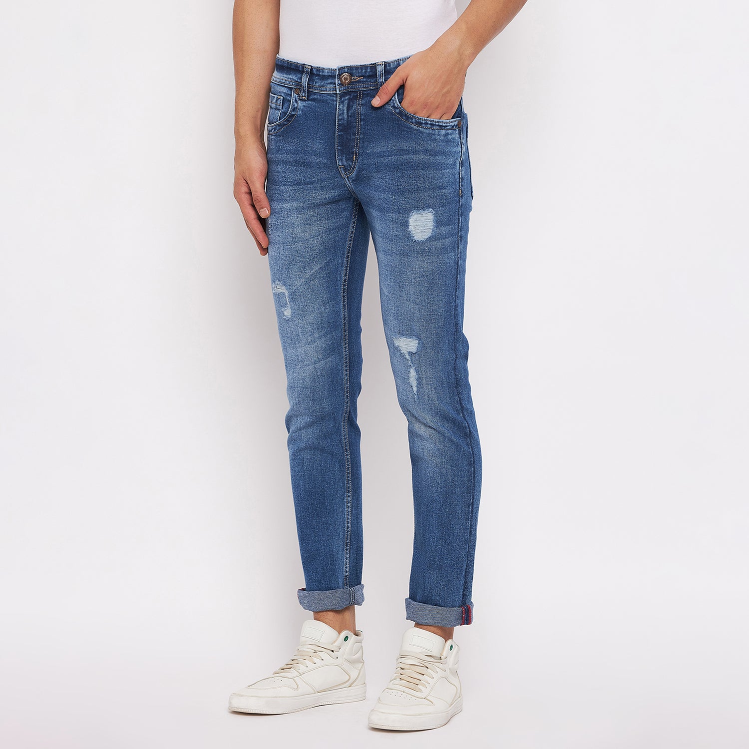 Duke Urban Men Slim Fit Stretchable Jeans (SDD5319)