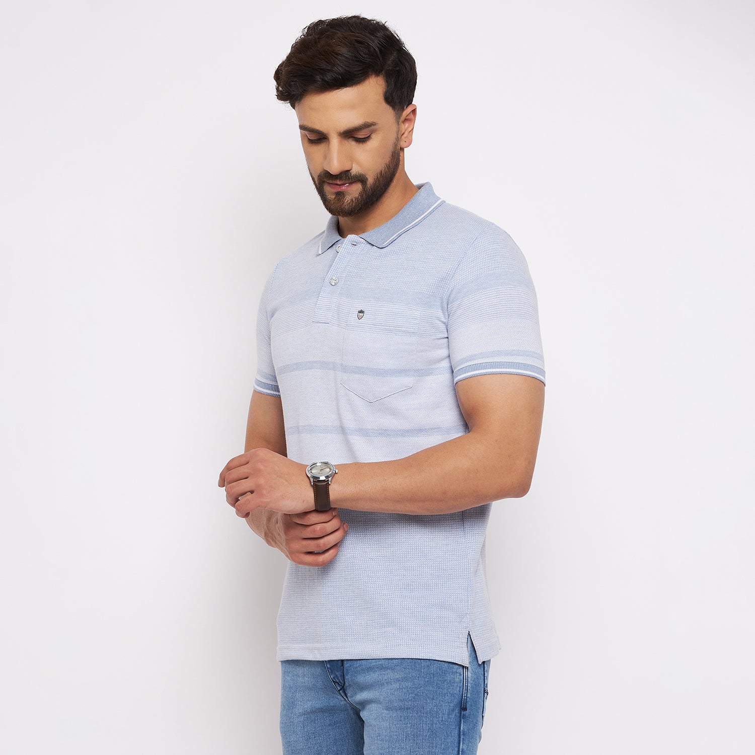 Duke Stardust Men Half Sleeve Cotton T-shirt (LF5380)
