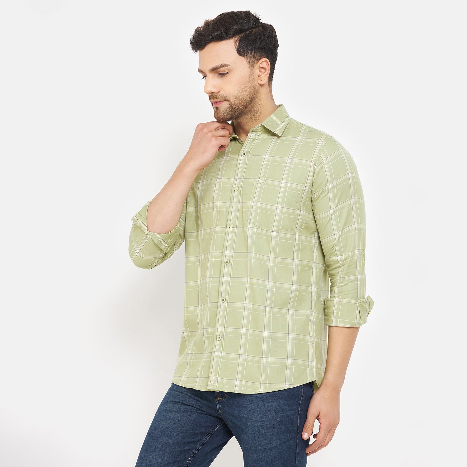 Duke Stardust Men Full Sleeve Cotton Shirt (SDO6CKO)