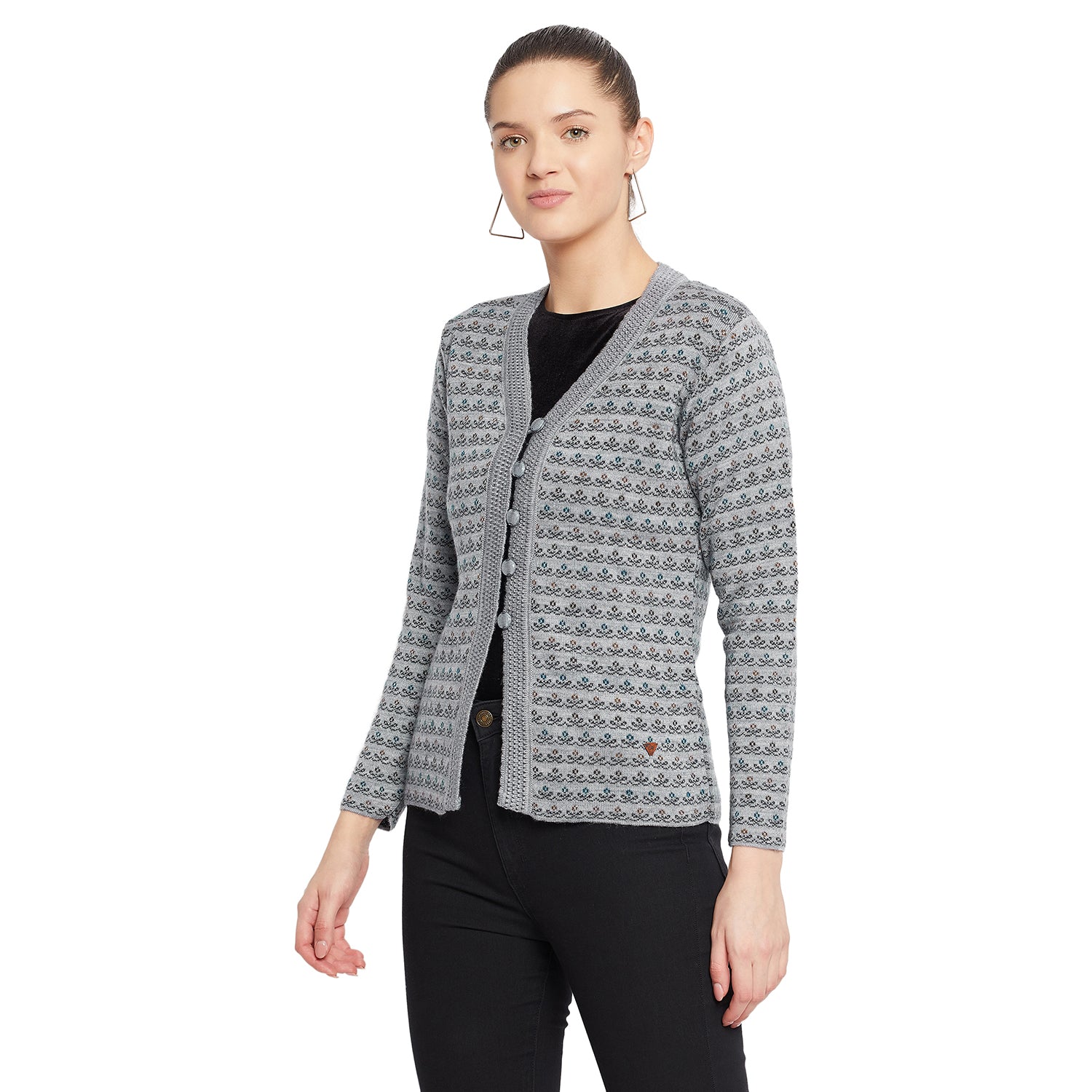 Duke Stardust Women Full Sleeve Cardigan (SDS9614)