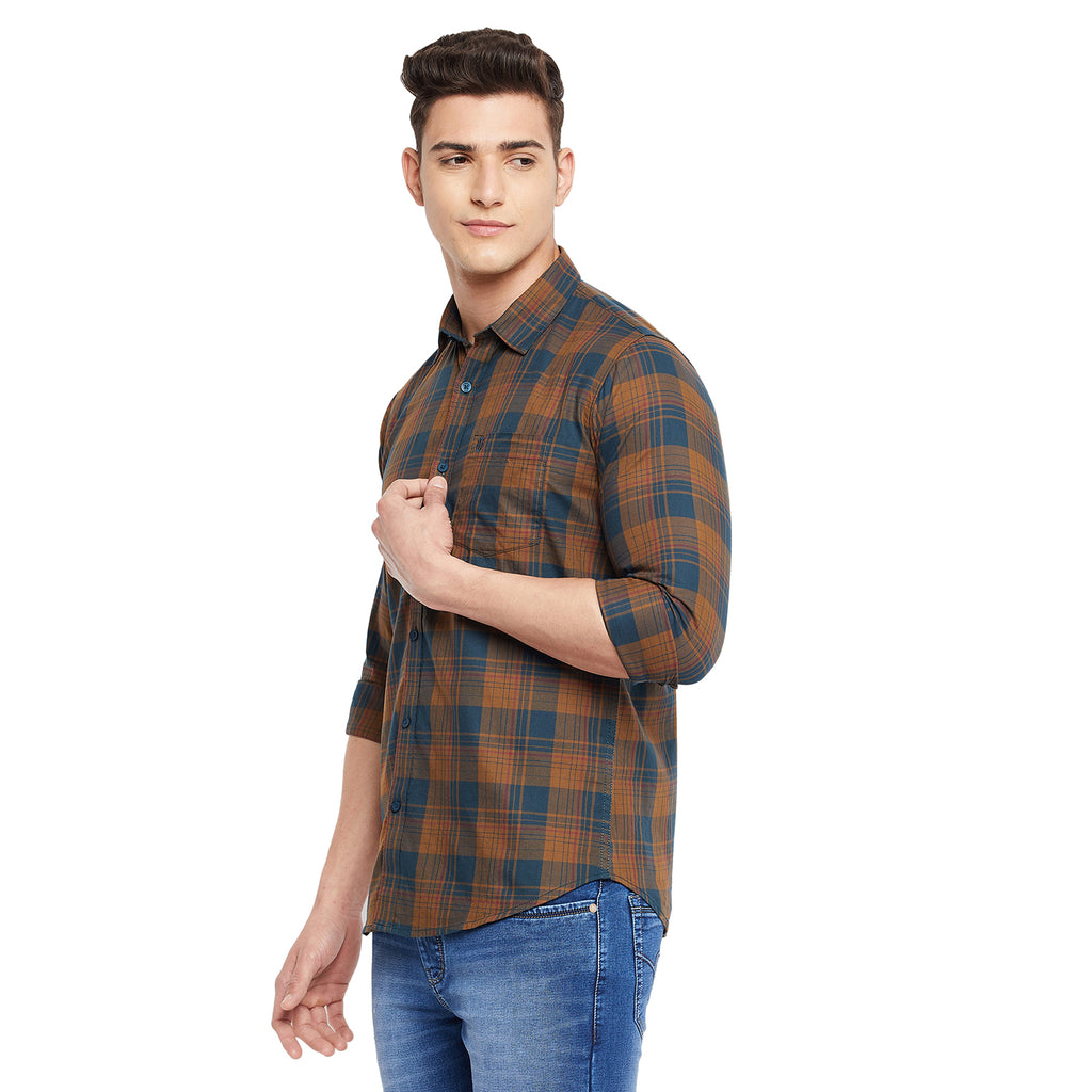 Duke Stardust Men Full Sleeve  Cotton Shirt (SDO7CKYQ)