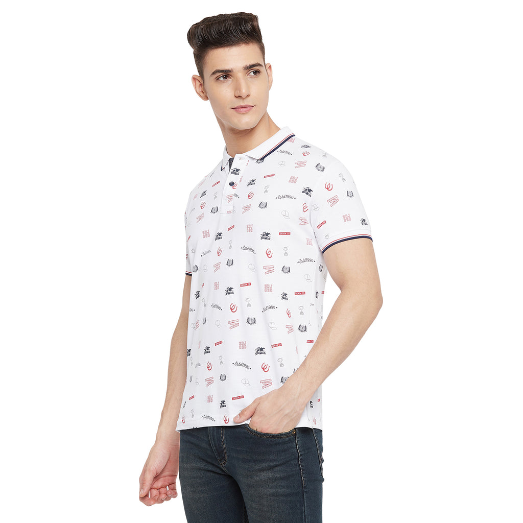 Duke Stardust Men Half Sleeve Cotton T-shirt (LF5494)