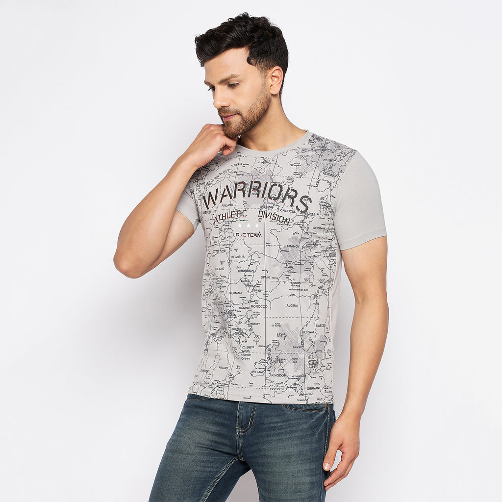 Duke Urban Men Half Sleeve Cotton T-shirt (LF5737)
