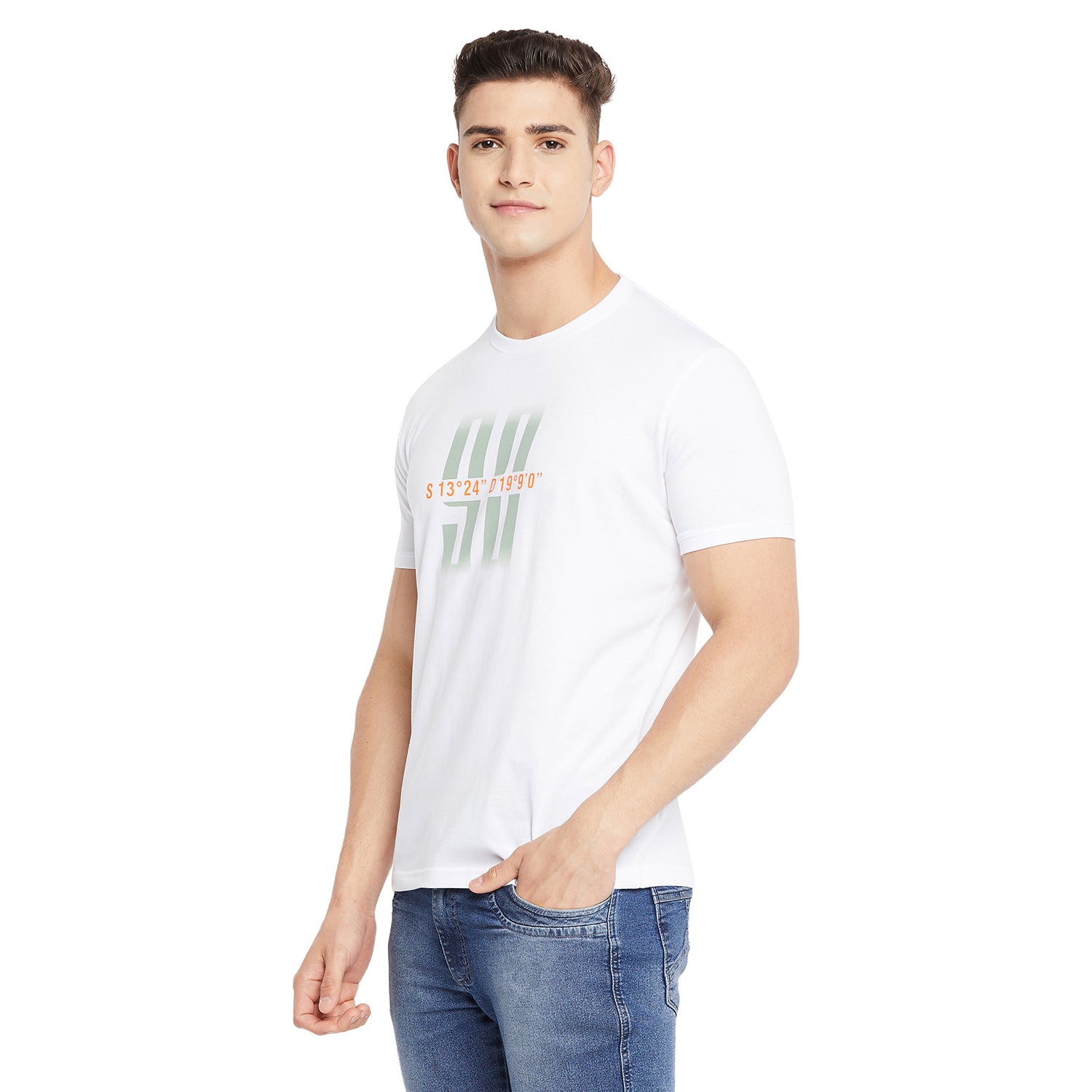 Duke Stardust Men Half Sleeve Cotton T-shirt (LF5329)