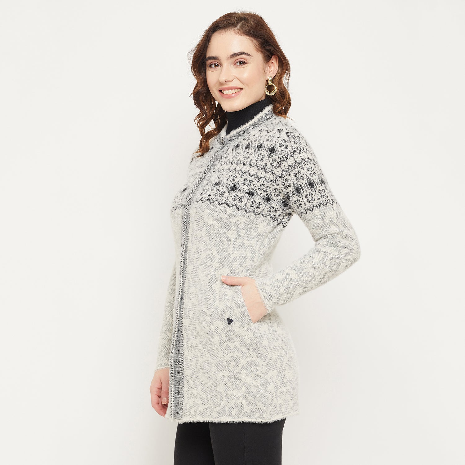 Duke Stardust Women Self Design Cardigan (SDS1106)