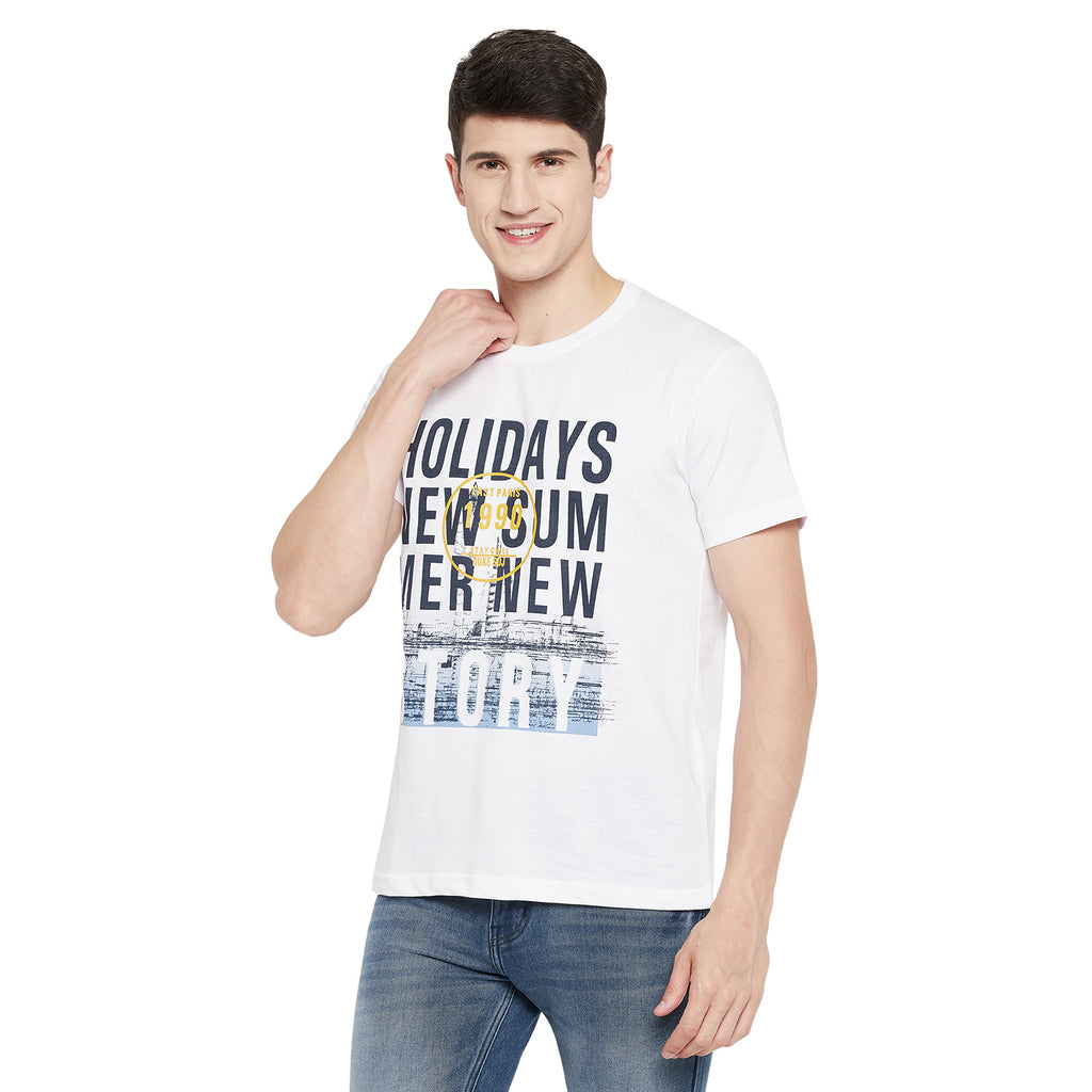 Duke Stardust Men Half Sleeve Cotton T-shirt (LF5287)