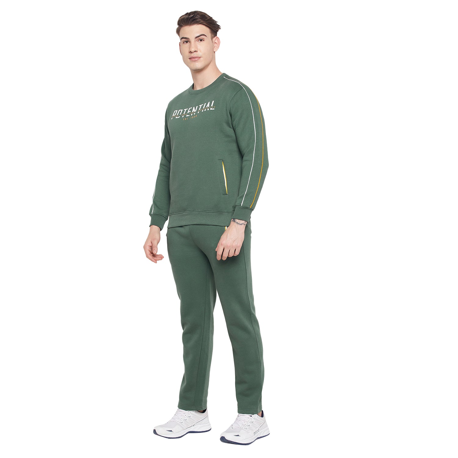 Duke Urban Men Solid Track-Suit (LF3715)